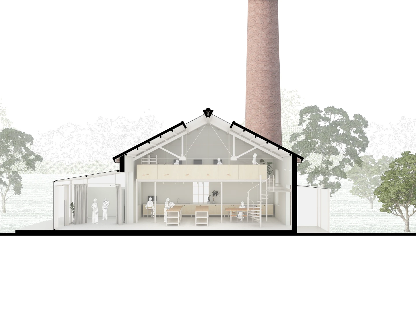 Office AIO 设计事务所 与 Florette几束花工作室