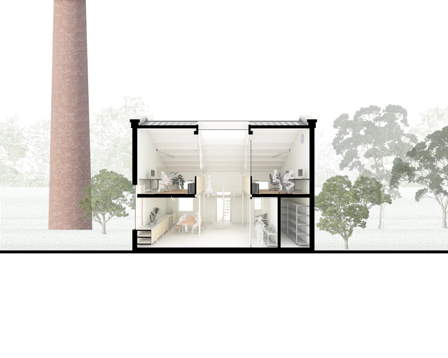 Office AIO 设计事务所 与 Florette几束花工作室